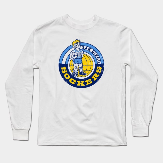 1978 San Diego Sockers Long Sleeve T-Shirt by ryanjaycruz